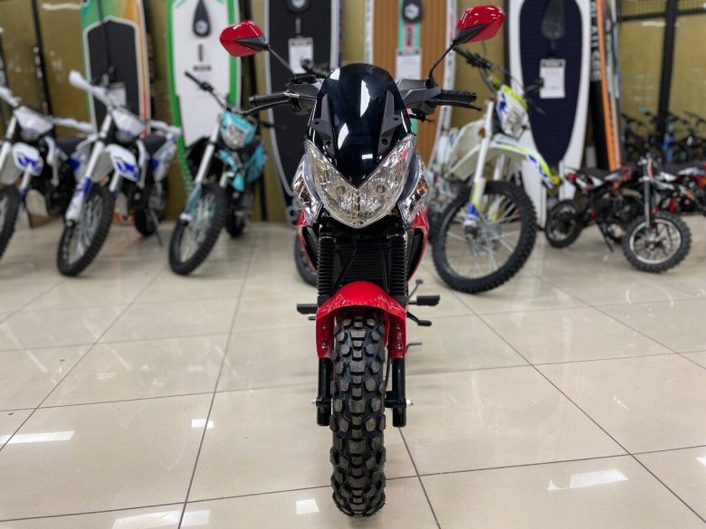 Мопед мотомир storm cross механика красный в