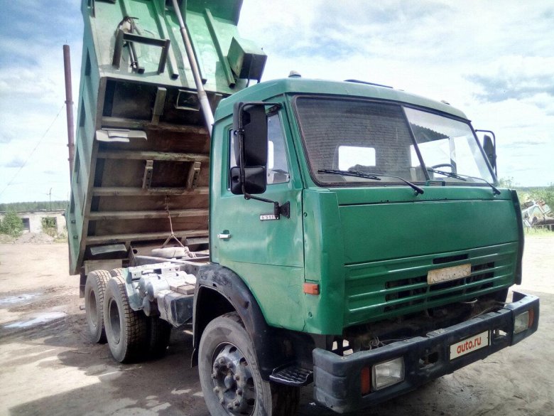 КАМАЗ 65115 зеленый