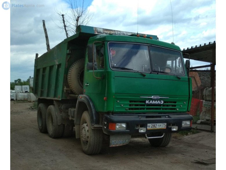 КАМАЗ 65115 зеленый