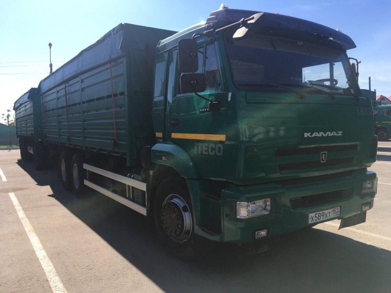 Камаз итеко зерновоз