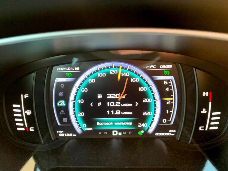 Джили атлас спидометр