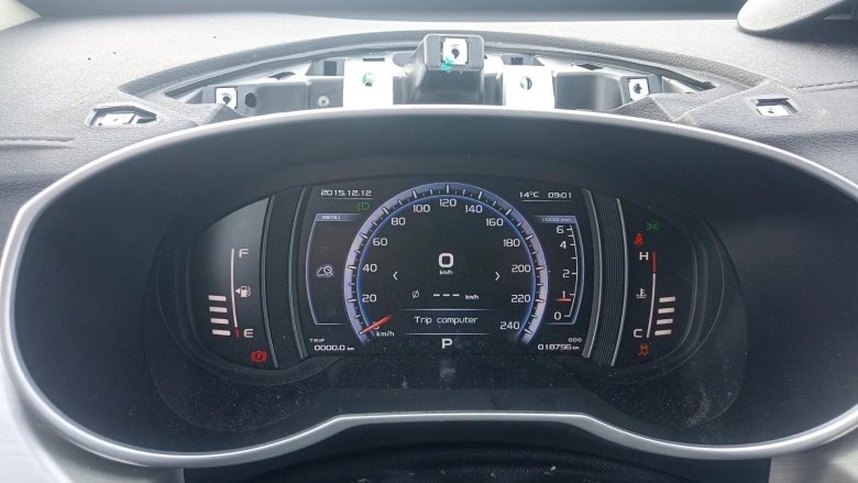 Geely Atlas приборная панель