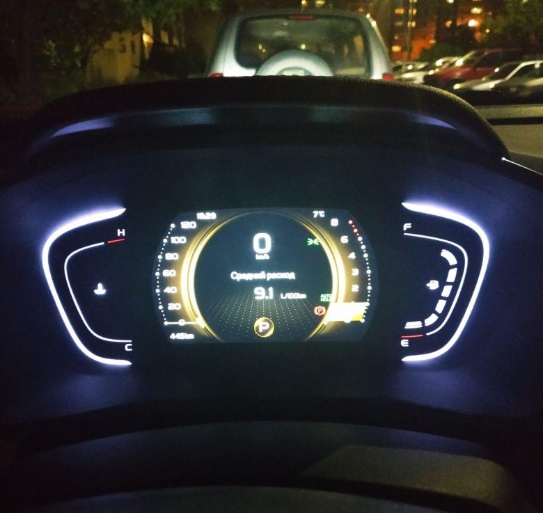 Geely Coolray приборная панель