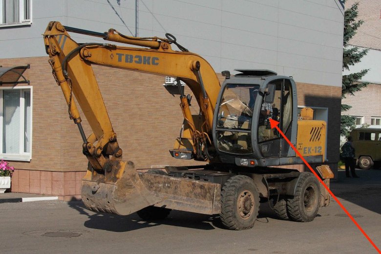 Колесный экскаватор ТВЭКС ек12