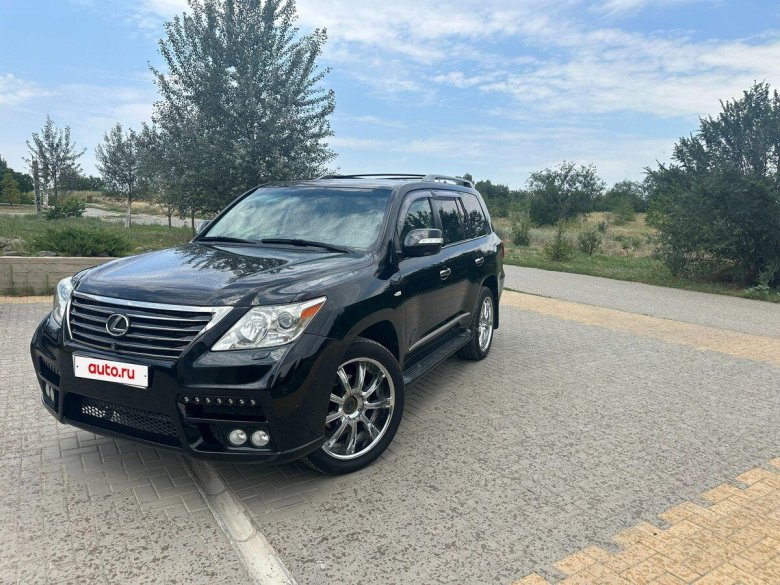 Lexus lx 570 2013 чёрный