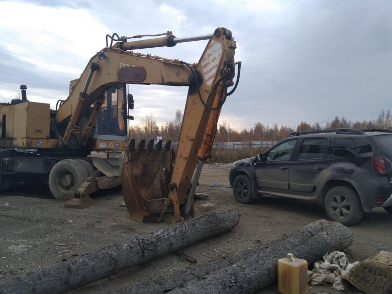 Колесный экскаватор твэкс ек12