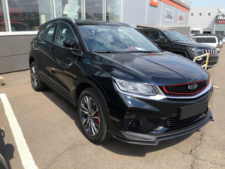 Джили кулрей черный 2021