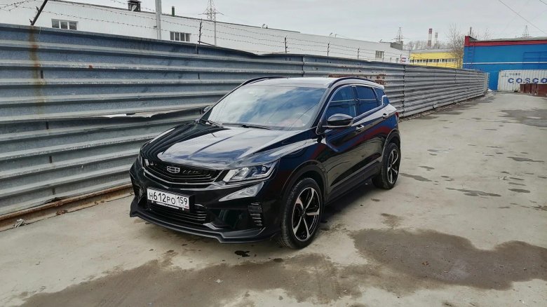 Geely Coolray занижение подвески