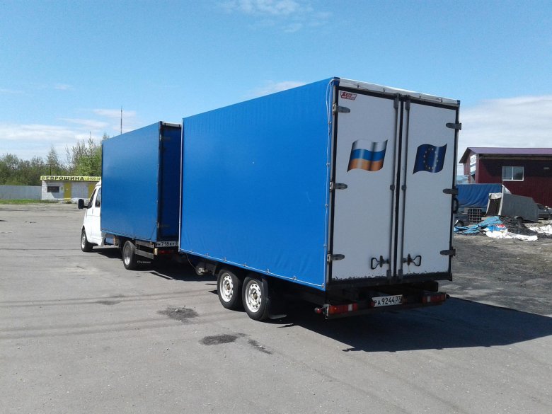 Газель некст 6 метров с прицепом