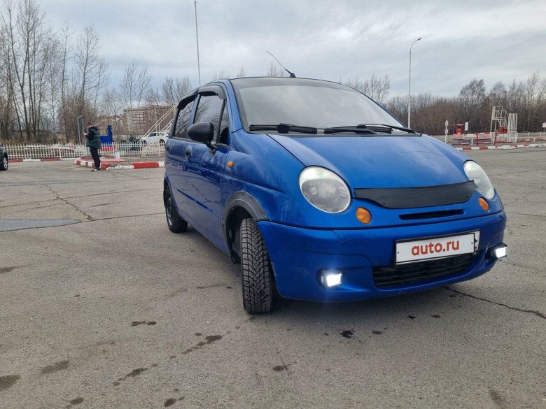 Daewoo matiz синий