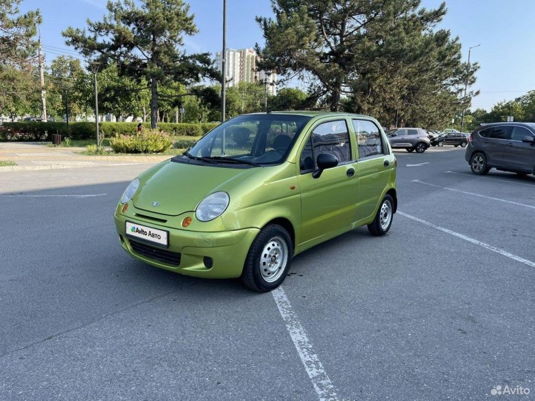 Daewoo matiz 2010 зелёный