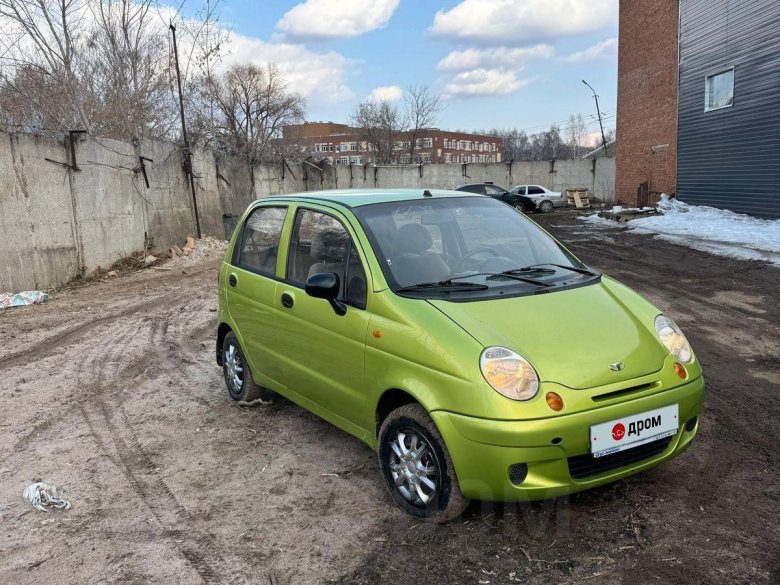 Daewoo matiz 2010 зелёный