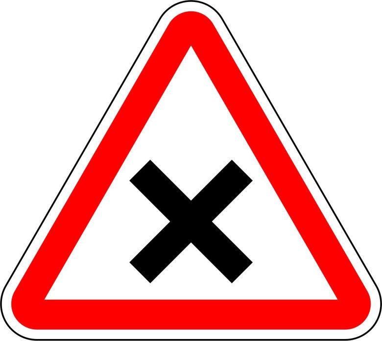 Дорожные знаки пересечение равнозначных дорог