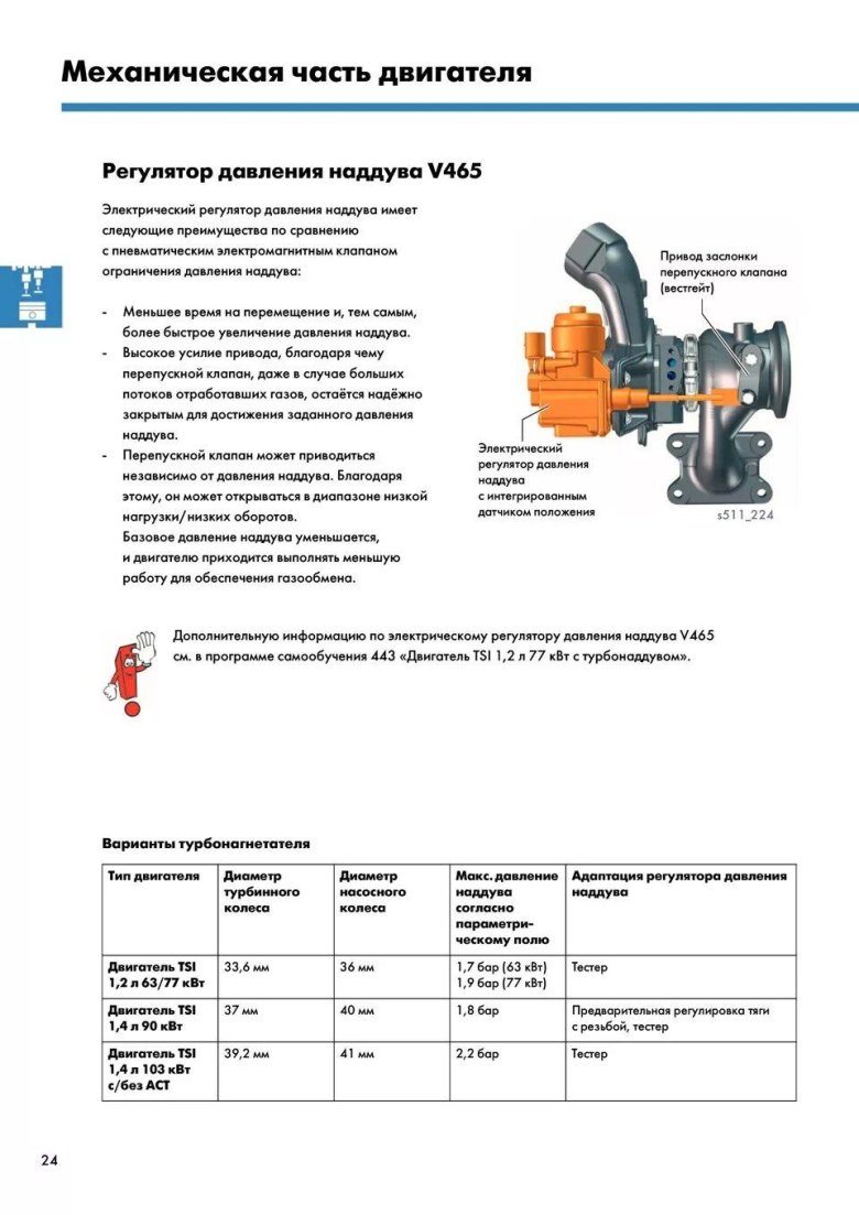 Регулятор давления наддува 1.4 TSI
