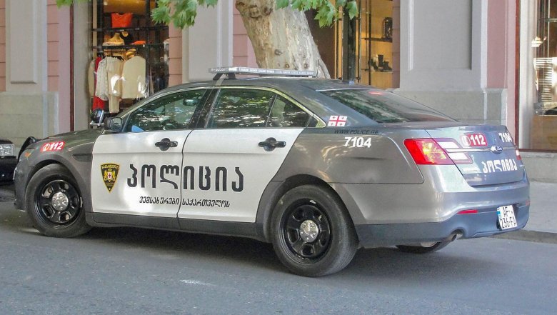 Грузинские полицейские машины