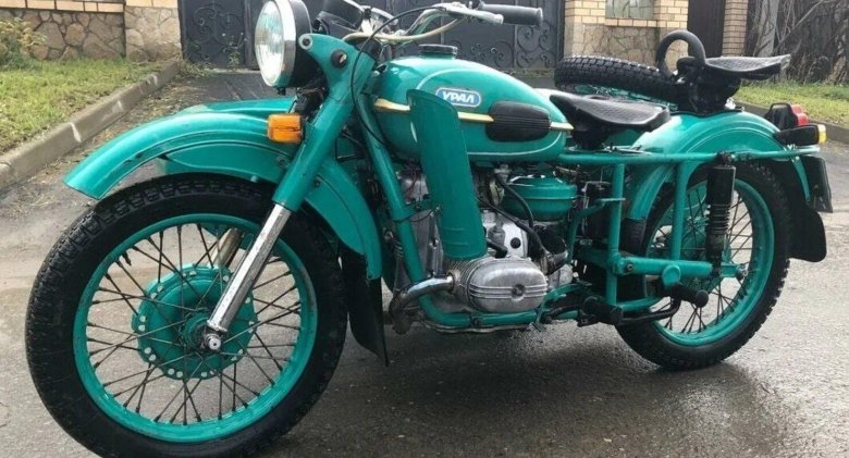 Мотоцикл урал реставрированный