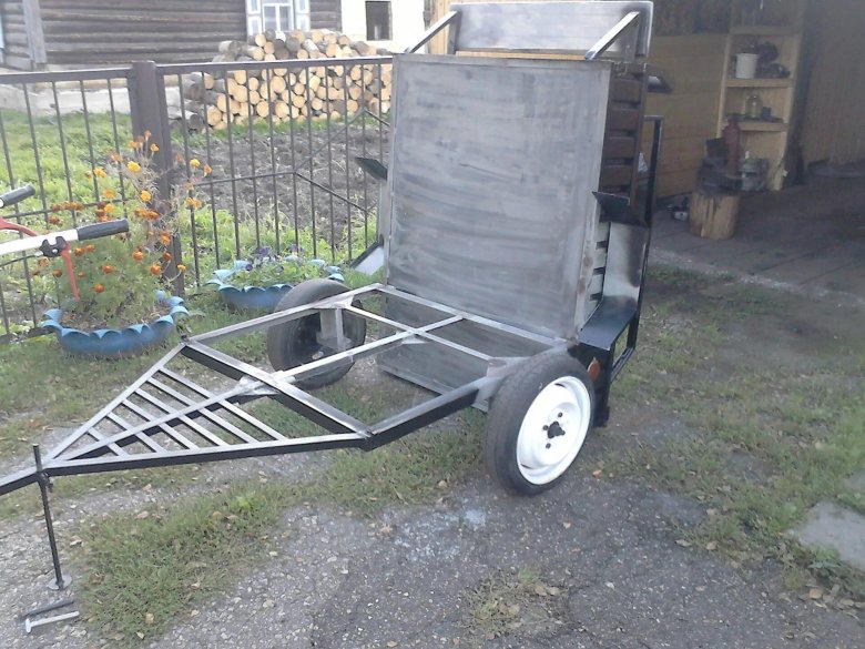 Прицеп самосвал Скиф для мотоблока