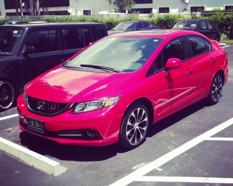 Honda Civic Pink