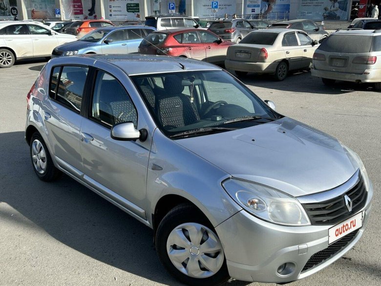 Рено сандеро серебристый 2013