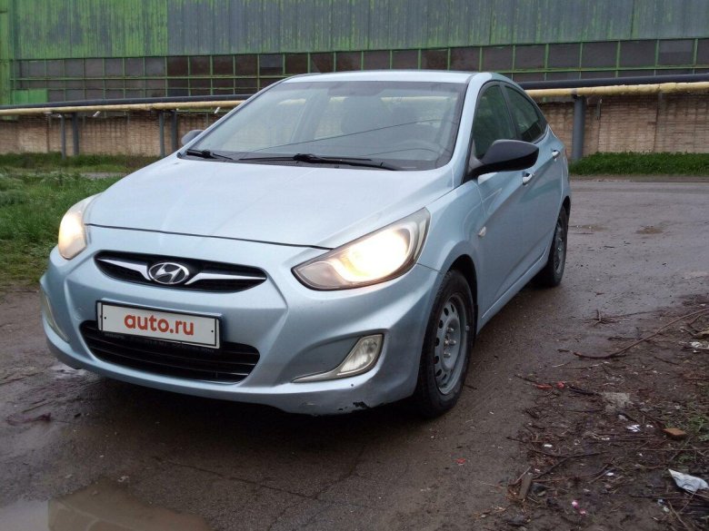 Хендай солярис серая