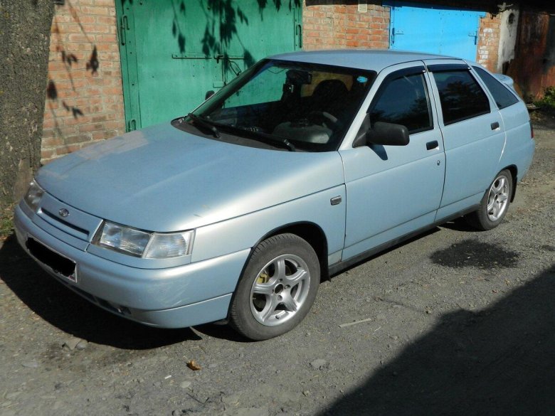 Серебристо голубой металлик ВАЗ 2112