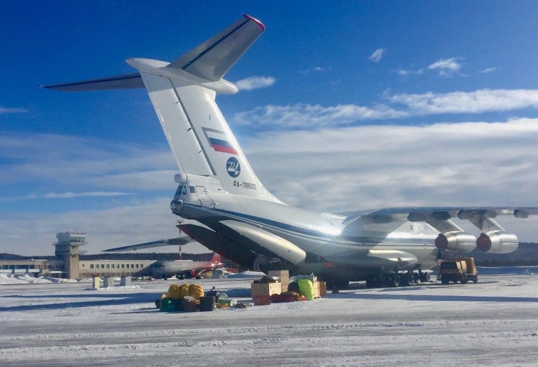 Ил 76 Северный полюс