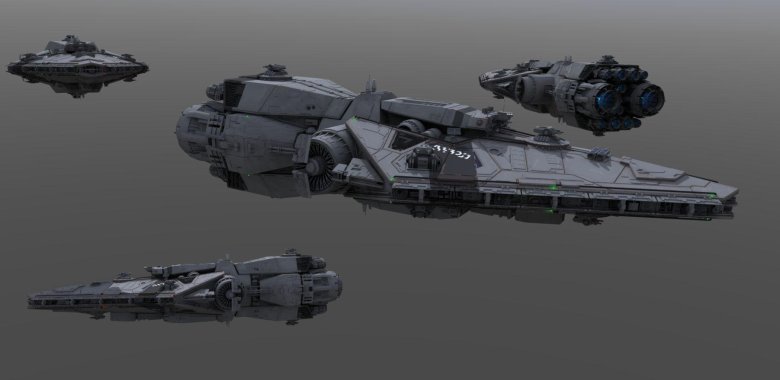 Корвет космический корабль Мародер