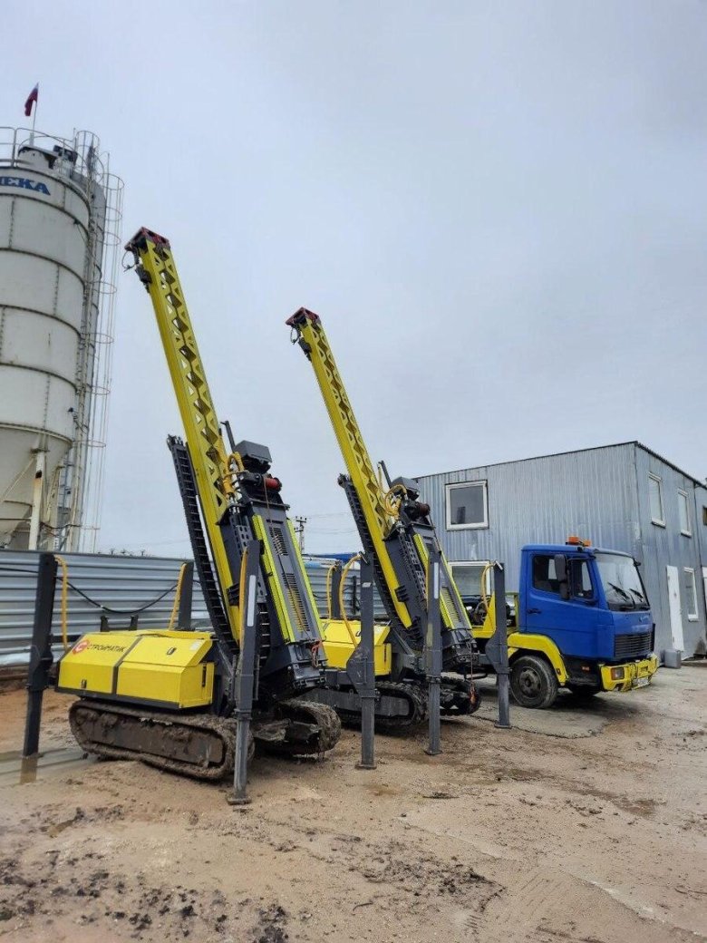 Сваебойная установка Стройматик СГК 200 длина стрелы