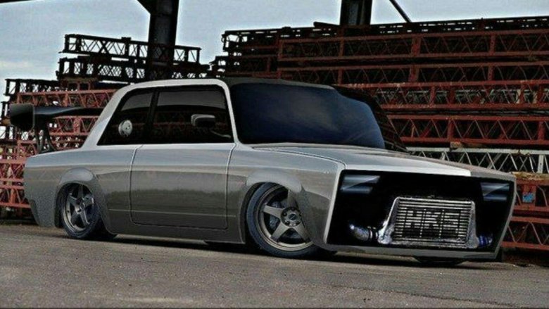 Жигули 2107 заниженная