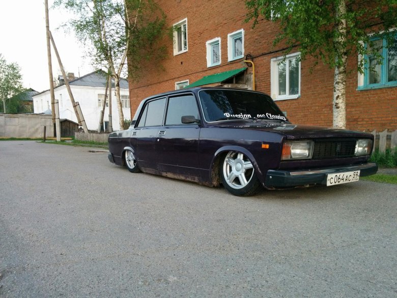 ВАЗ 2107 занижение -120