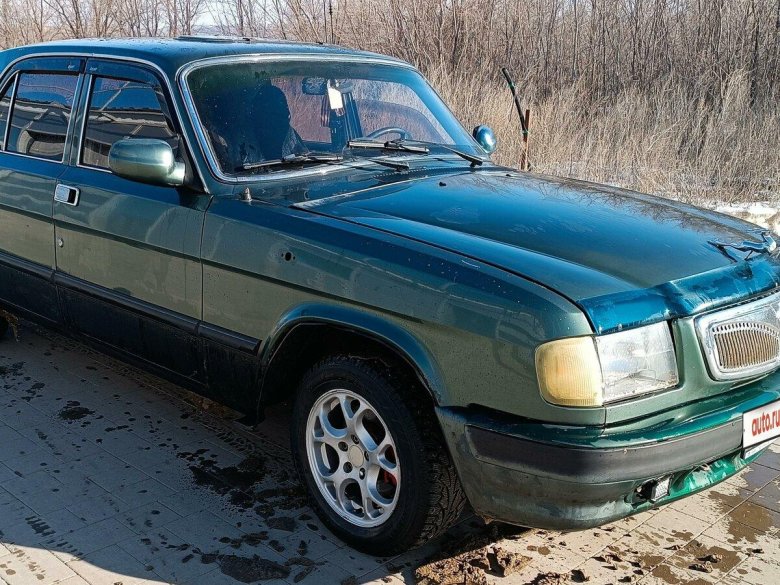 Газ 3110 волга зеленая