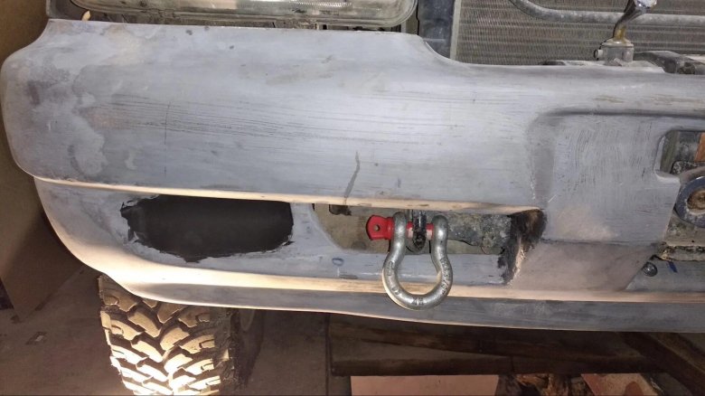 Стеклопласиковый бампер Нива драйв2