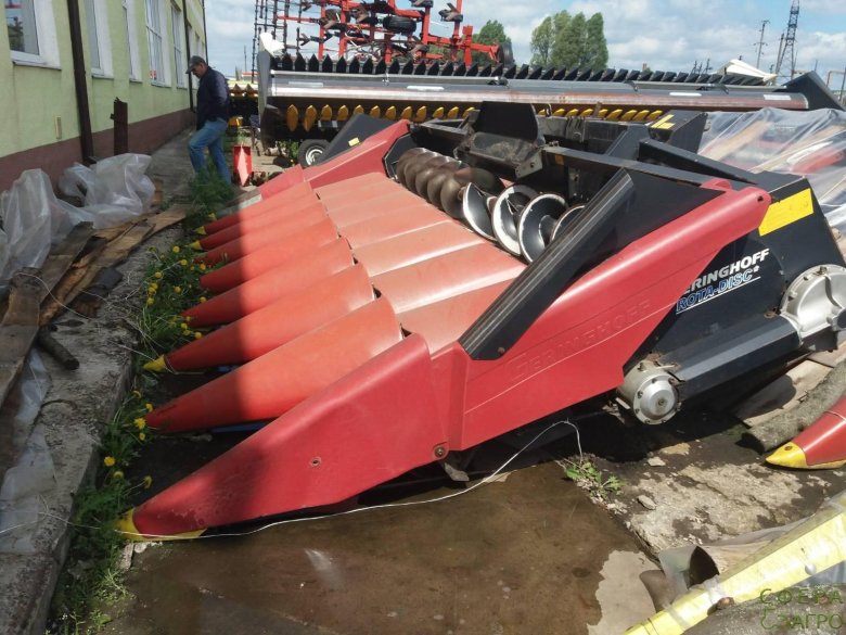 Жатка кукурузная герингоф 8 рядная