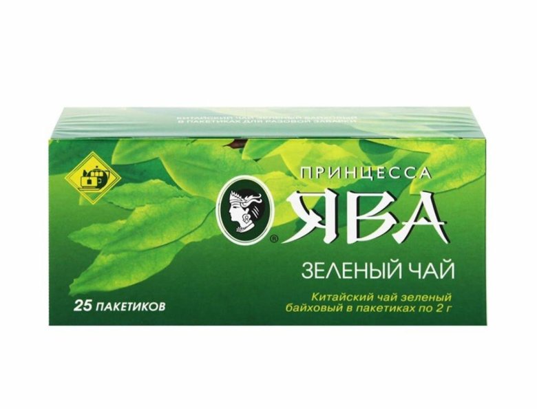 Чай Ява зеленый 25 пак