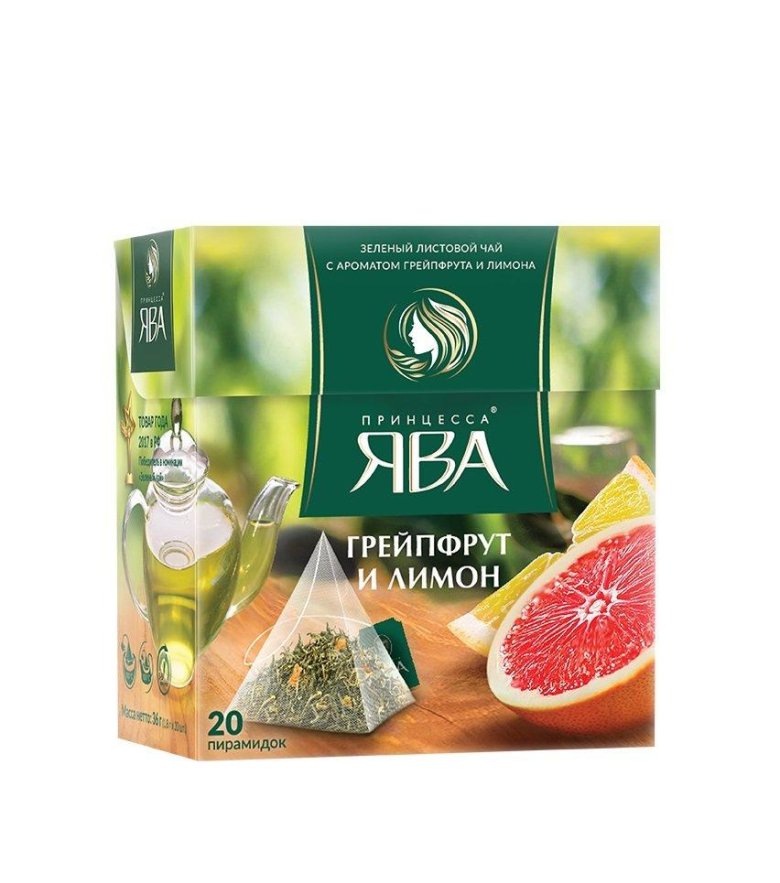 Чай принцесса Ява зеленый пирамидки