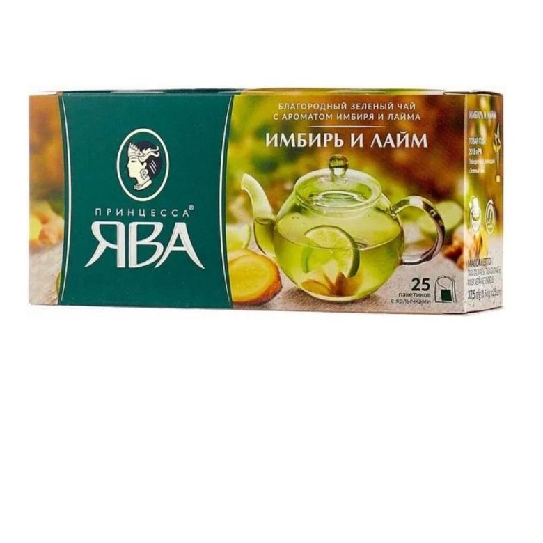 Чай зел пак ФАС принцесса Ява 25пак*2г