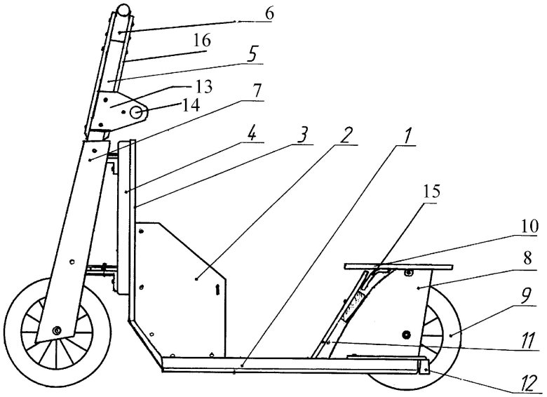 Самокат своими руками чертежи