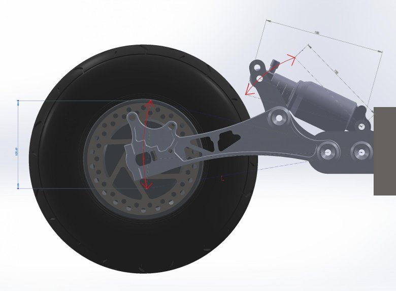 Маятниковая подвеска электросамоката