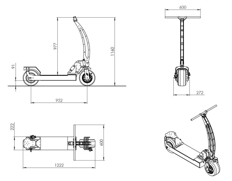 Самокат своими руками чертежи