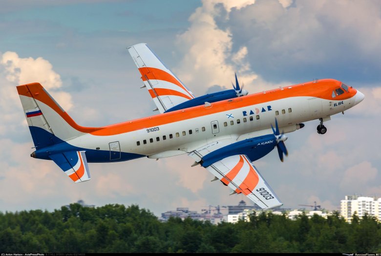 Турбовинтовой самолет ил 114 300