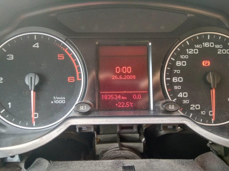 Приборная панель ауди