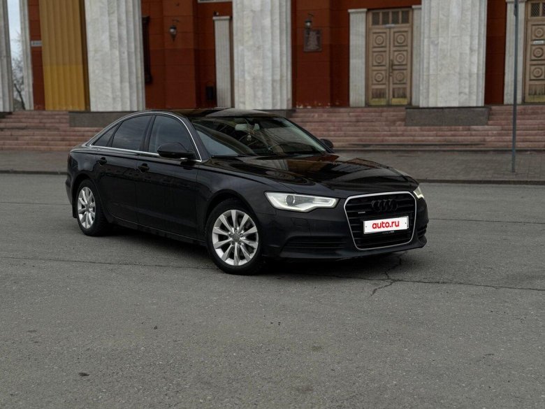 Черная ауди а 6