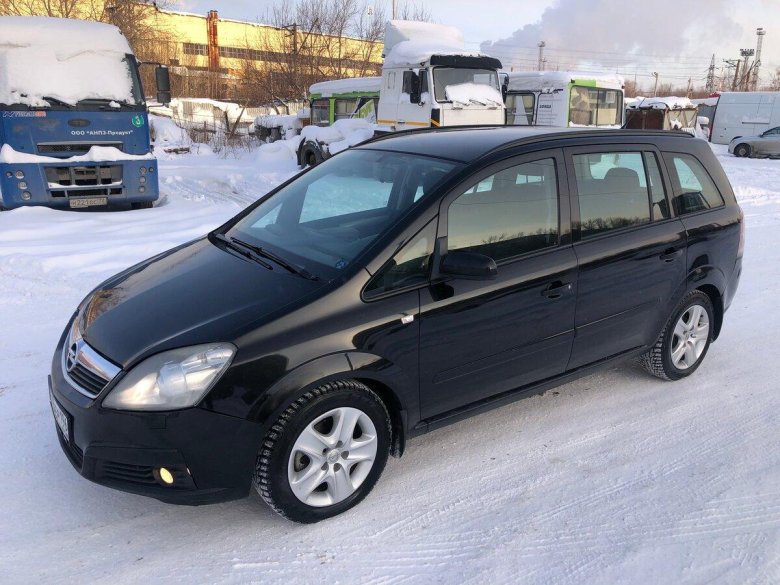 Опель Зафира 2008 черный