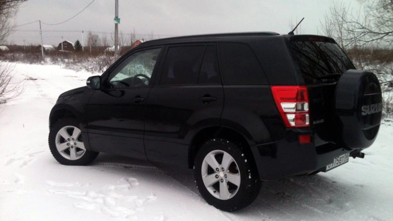 Suzuki Grand Vitara 2008 черная