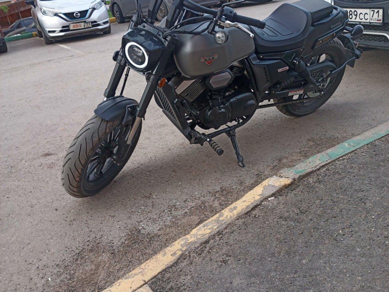 Мотоцикл regulmoto v bob серый