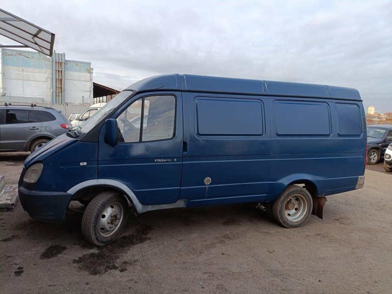 Газ газель 2705 синяя цельнометаллическая