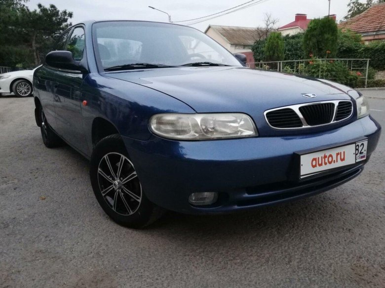 Дэу нубира синяя