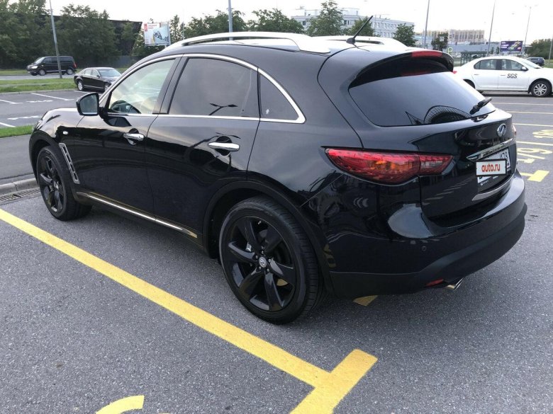 Infiniti qx70 черный