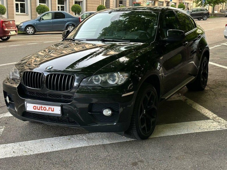 Bmw x6 2008 черный