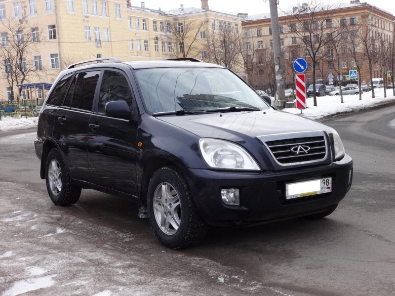 Чери Тигго черный